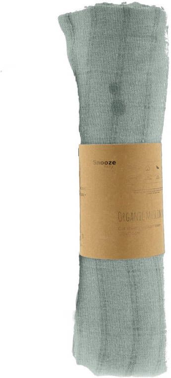Snoozebaby swaddle 120x120 cm Hydrofiele luiers Groen