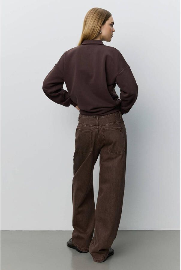 Sofie Schnoor barrel jeans met studs bruin - Foto 2