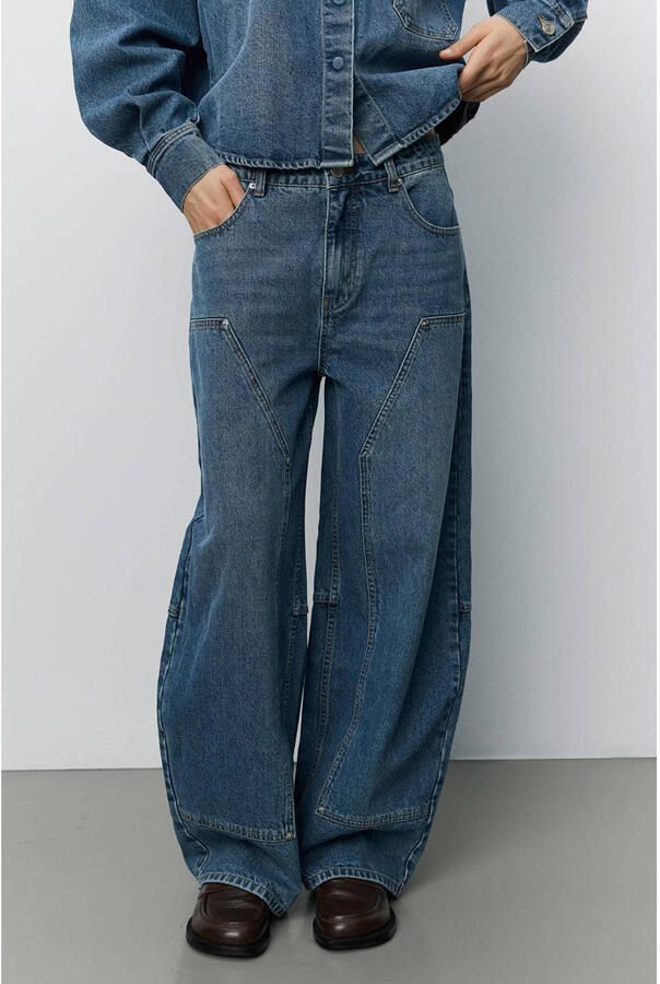 Sofie Schnoor barrel jeans middelblauw - Foto 2