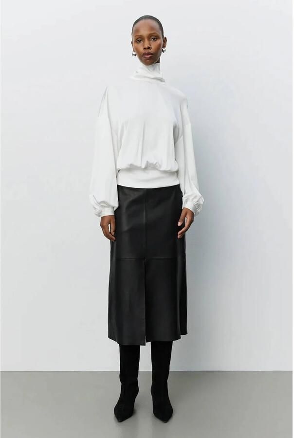 Sofie Schnoor blouse met open rug wit - Foto 3