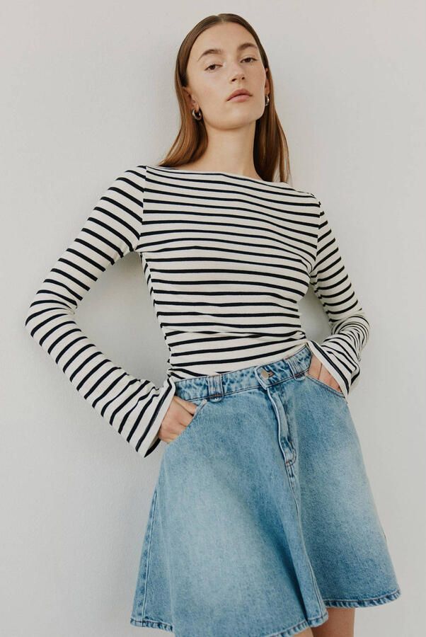 Sofie Schnoor denim spijkerrok medium blue denim - Foto 3
