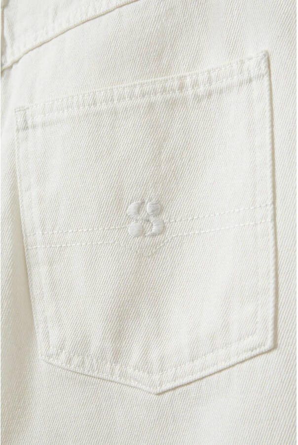 Sofie Schnoor denim wide leg regular waist jort ecru - Foto 3