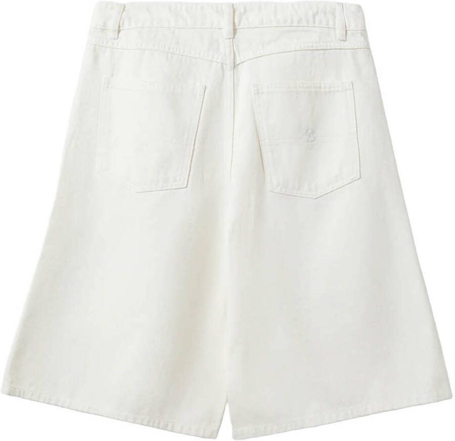 Sofie Schnoor denim wide leg regular waist jort ecru - Foto 2