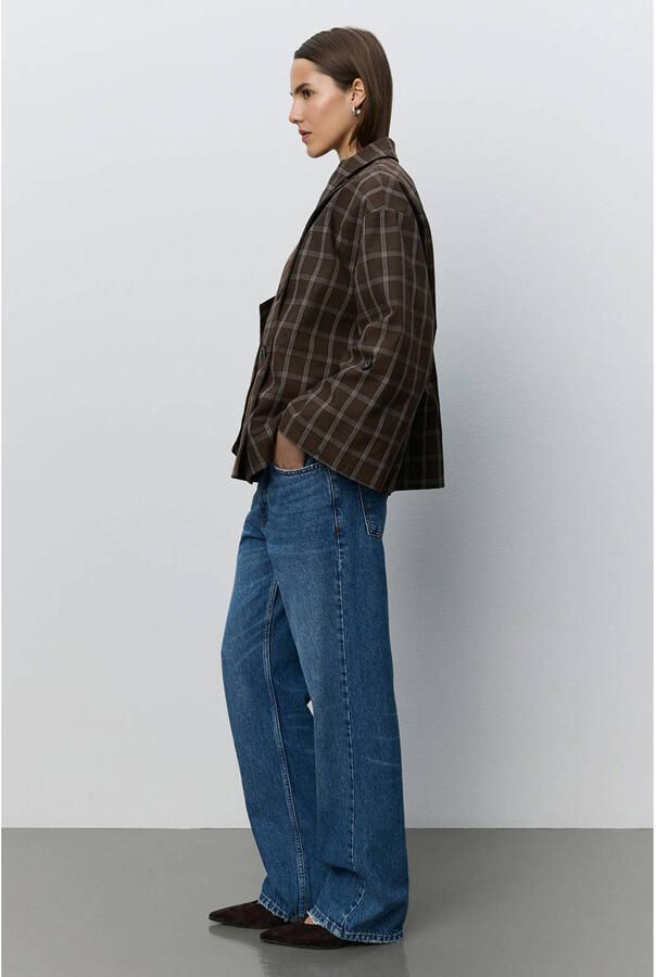 Sofie Schnoor geruite trenchcoat bruin - Foto 2