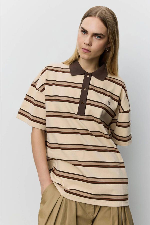 Sofie Schnoor gestreept T-shirt bruin