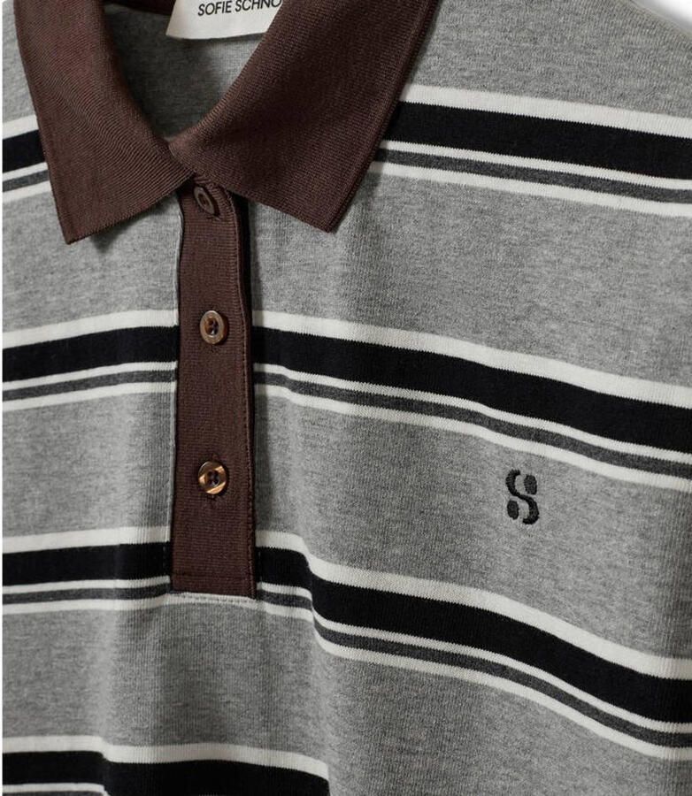 Sofie Schnoor gestreept T-shirt grijs - Foto 2