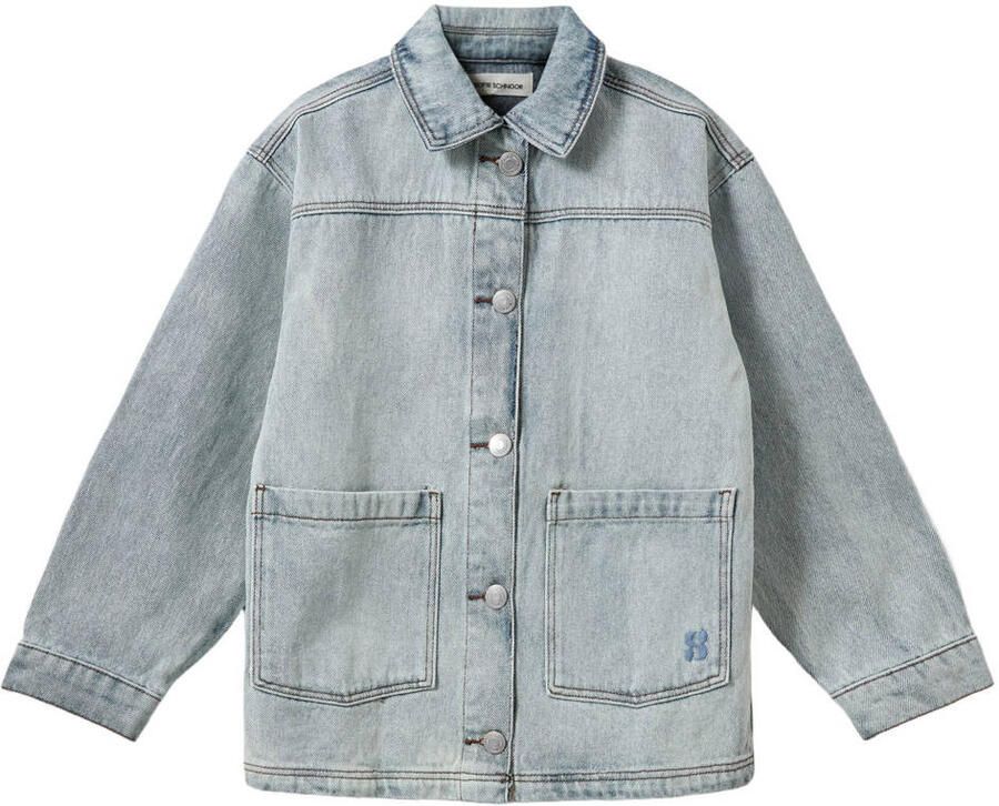 Sofie Schnoor girls denim spijkerjas lente zomer medium blue denim