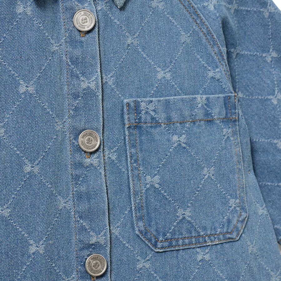 Sofie Schnoor girls denim spijkerjurk medium blue denim - Foto 2
