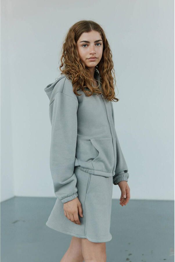 Sofie Schnoor girls korte rok grijs