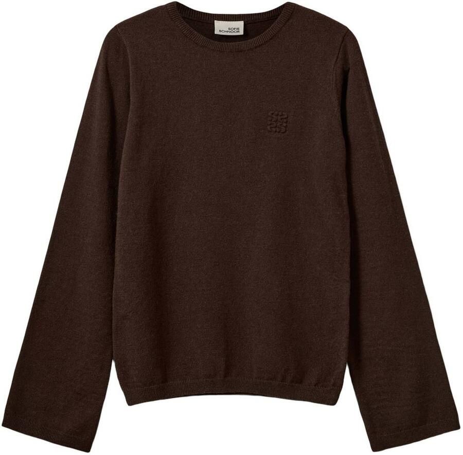 Sofie Schnoor girls longsleeve donkerbruin