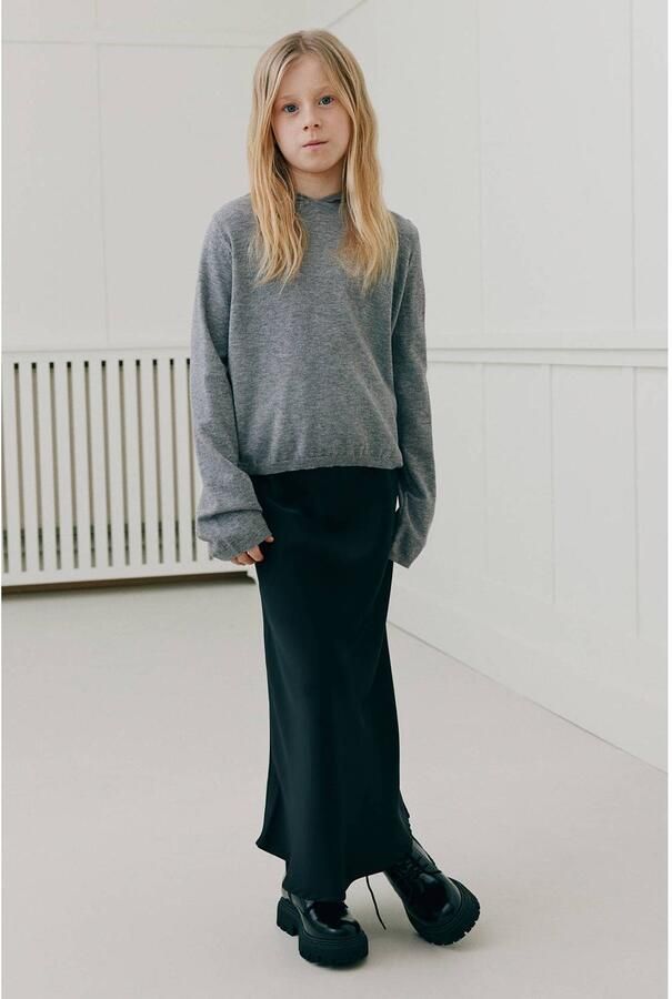 Sofie Schnoor girls longsleeve grijs Meisjes Viscose Capuchon Effen - Foto 2