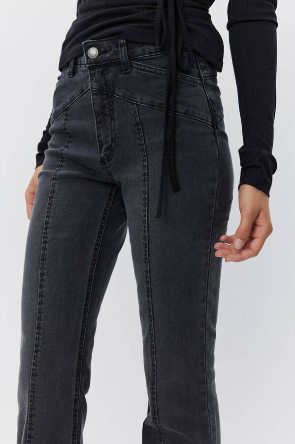 Sofie Schnoor high waist flared jeans black denim - Foto 2