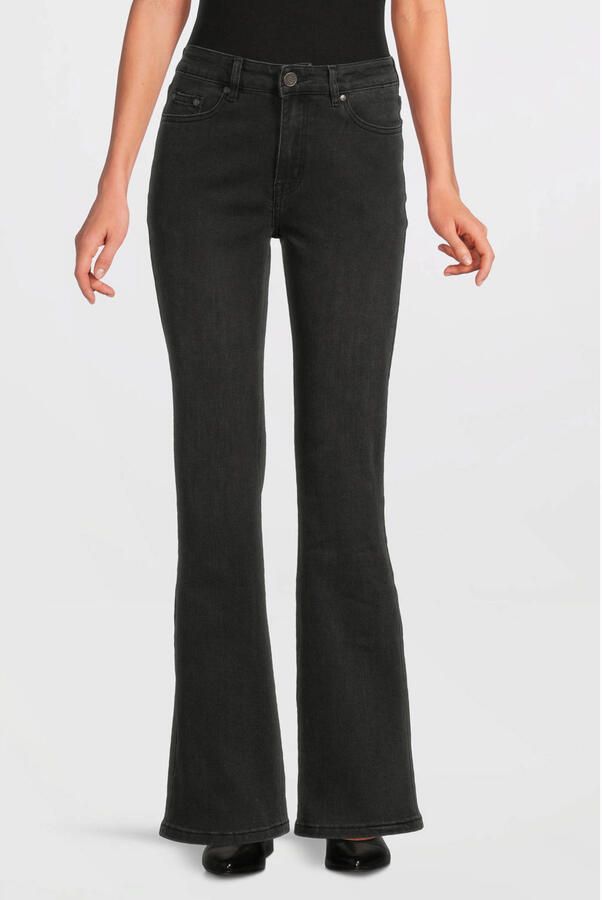 Sofie Schnoor high waist flared jeans black denim