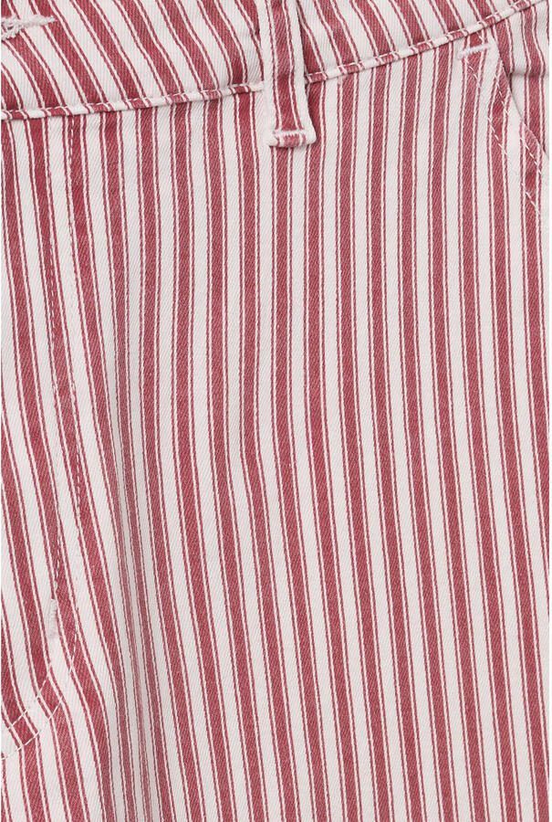 Sofie Schnoor Rode Gestreepte Wijde Pijp Jeans Broek Pink Dames - Foto 2