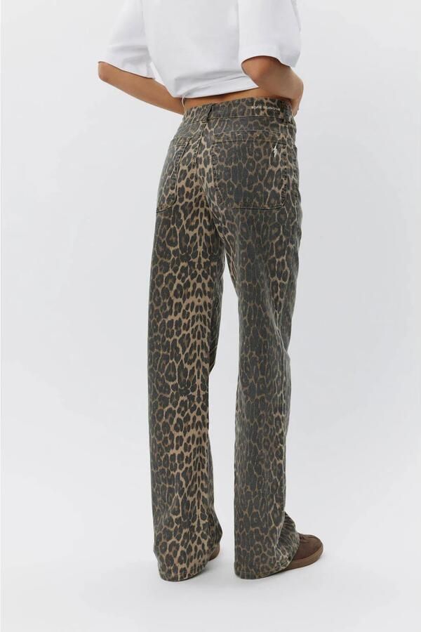 Sofie Schnoor Luipaardprint Denim Broek Snos606 Brown Dames - Foto 2