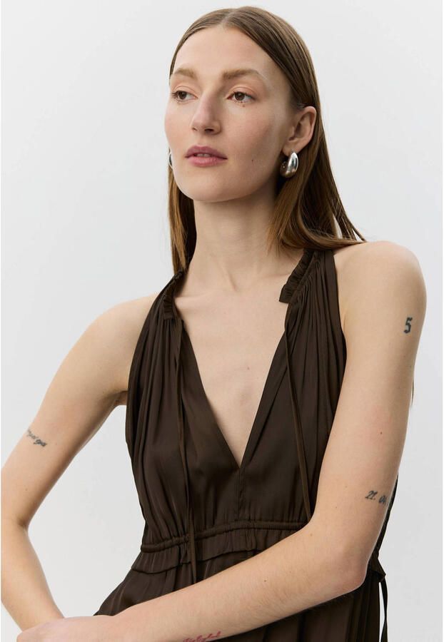 Sofie Schnoor maxi jurk bruin