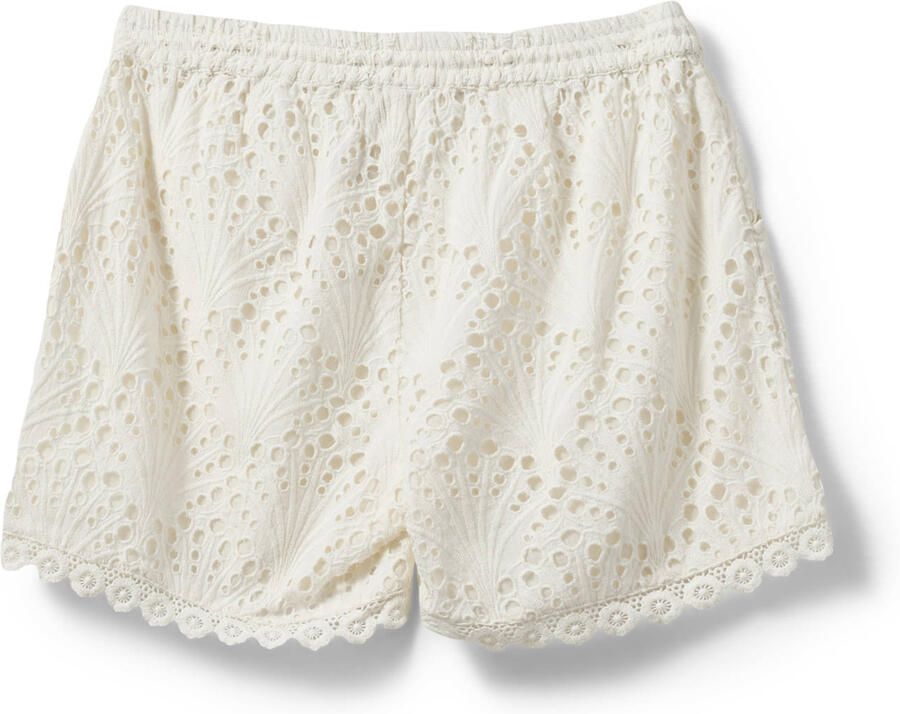 Sofie Schnoor regular waist casual short ecru broderie - Foto 1