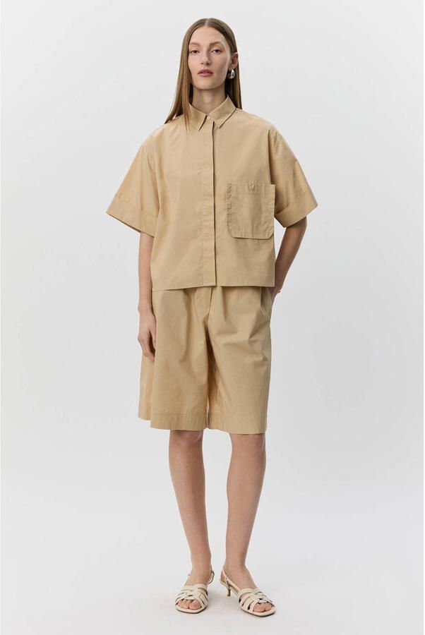 Sofie Schnoor regular waist bermuda short beige - Foto 2