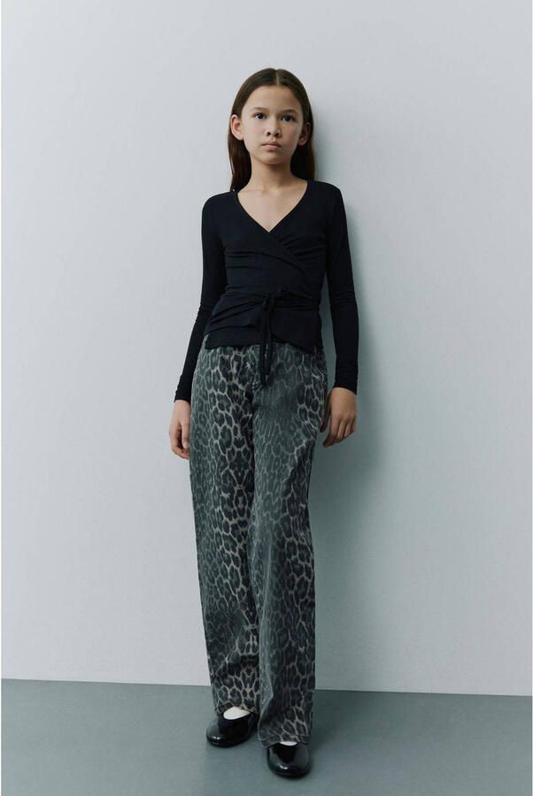 Sofie Schnoor straight casual broek grijs