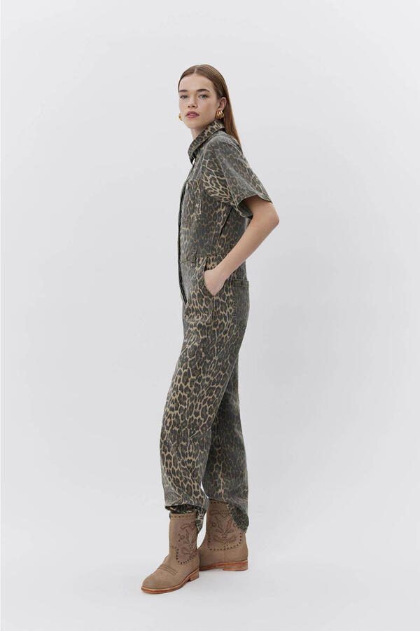 Sofie Schnoor Jumpsuit met luipaardprint en wijde pijpen Brown Dames - Foto 2