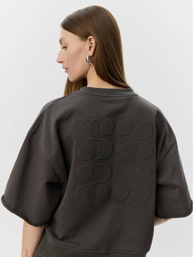 Sofie Schnoor sweater met backprint antraciet - Foto 2