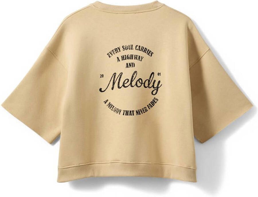 Sofie Schnoor sweater met backprint geel - Foto 2