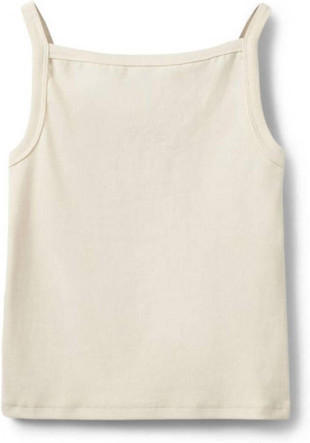 Sofie Schnoor top rib gebreid ecru