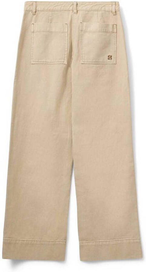 Sofie Schnoor TULLINGESW TROUSERS wide leg jeans zand - Foto 3