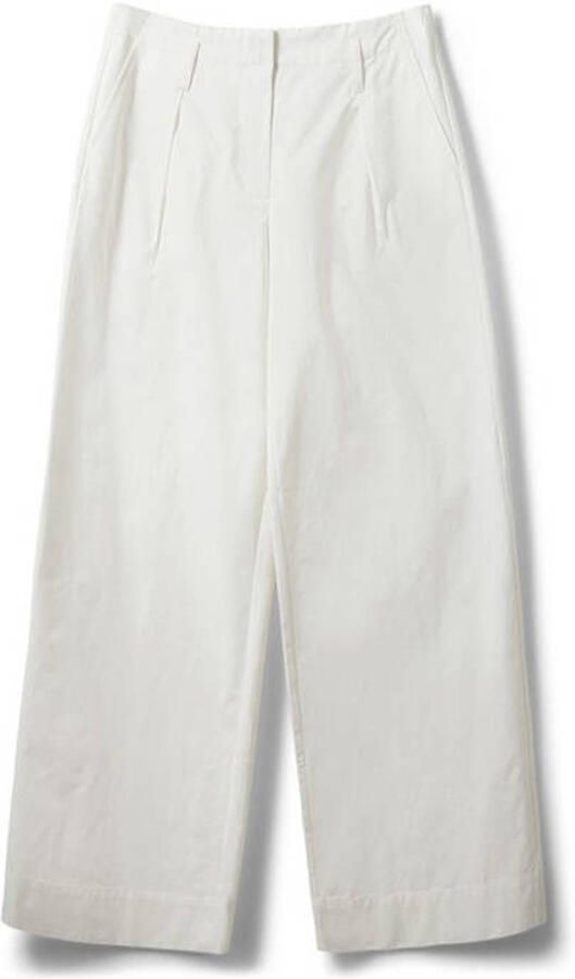 Sofie Schnoor wide leg high waist broek ecru