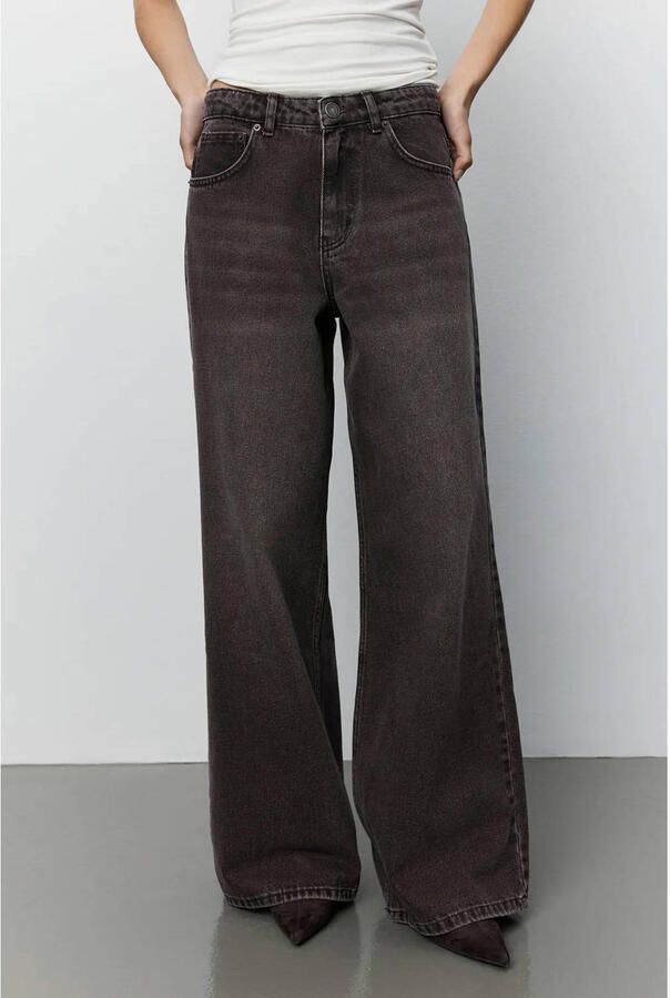 Sofie Schnoor wide leg jeans grijs