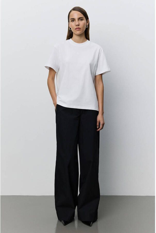Sofie Schnoor wide leg regular waist broek bruin