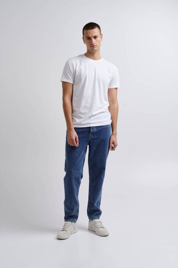 Solid loose fit jeans Dylan blue denim