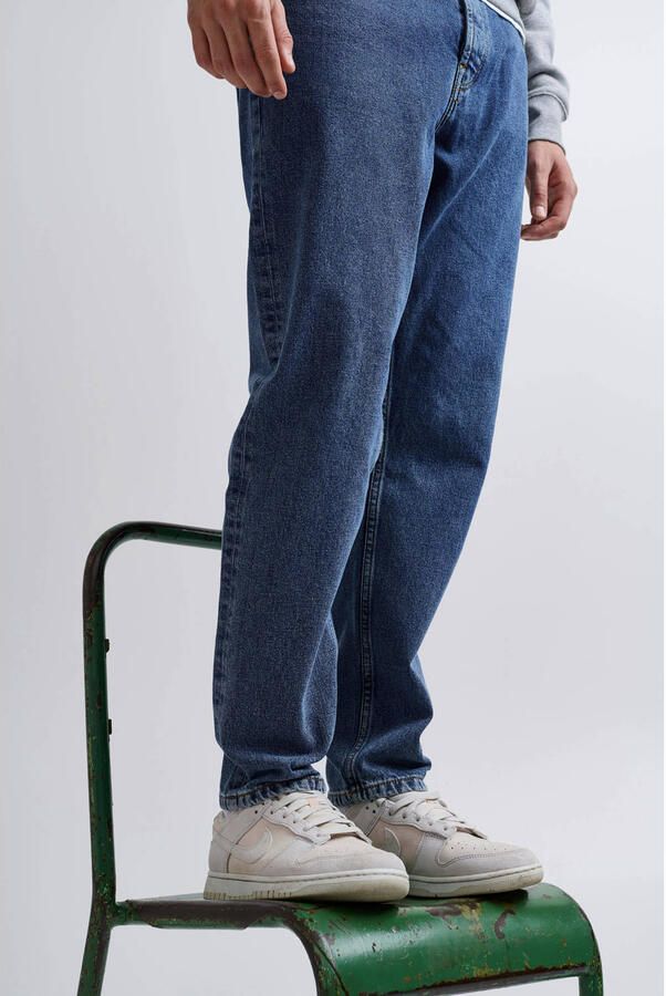 Solid loose fit jeans Dylan blue denim - Foto 2