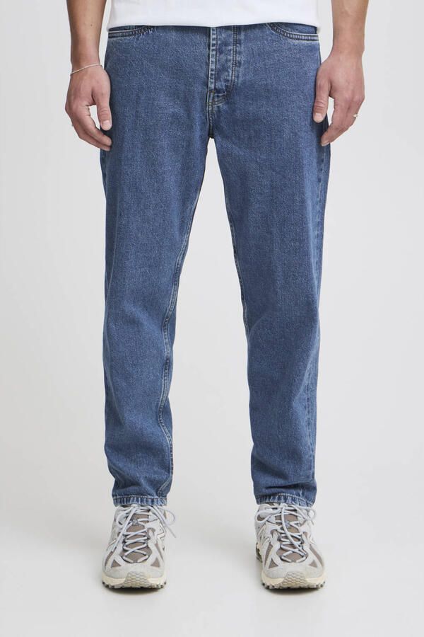 Solid loose fit jeans Dylan blue denim - Foto 3