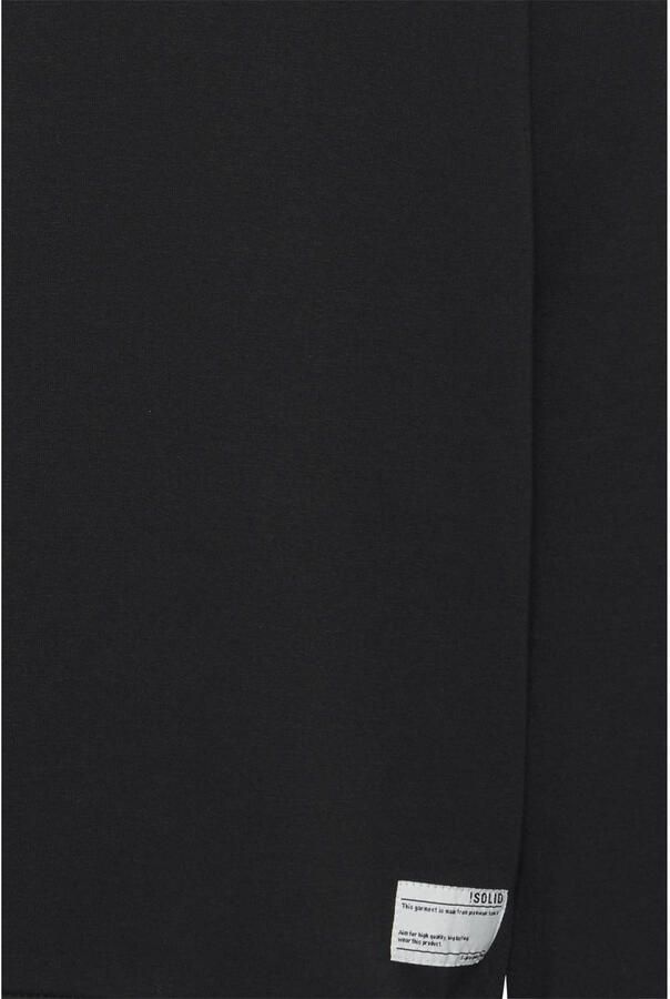 Solid sweater met logo zwart - Foto 3