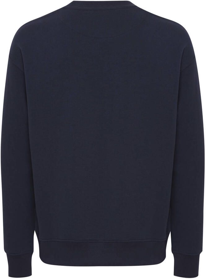 Solid sweater SDLenz donkerblauw