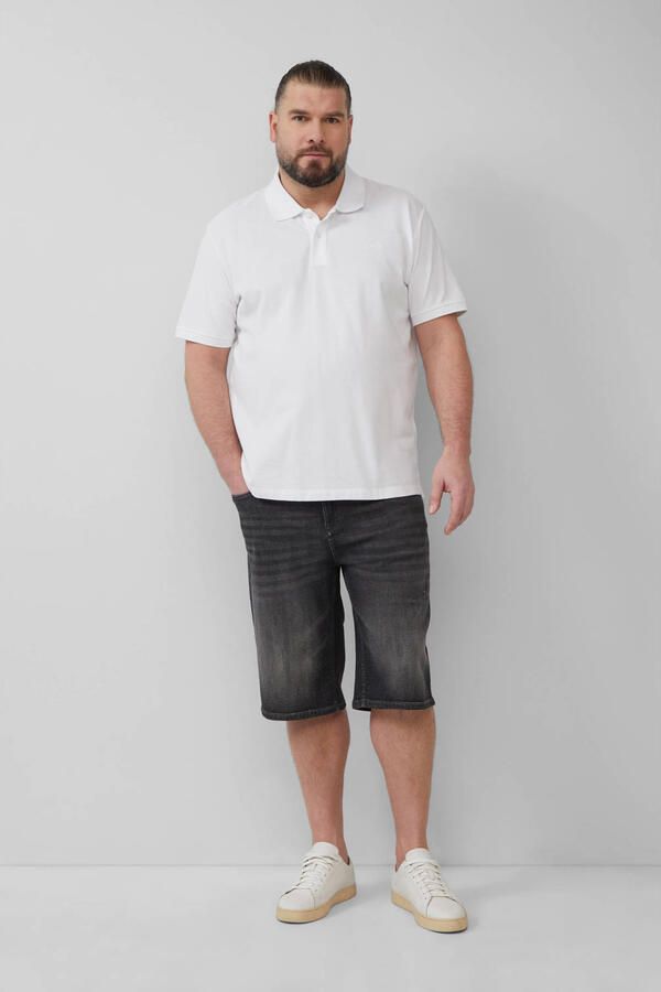 S.Oliver Big Size denim relaxed denim short zwart - Foto 2