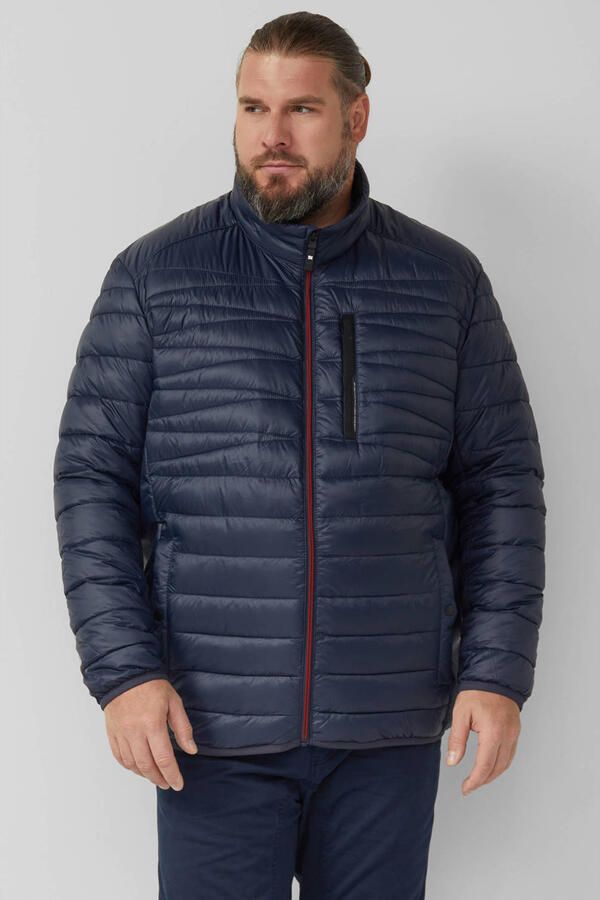 S.Oliver Big Size gewatteerde jas donkerblauw - Foto 3