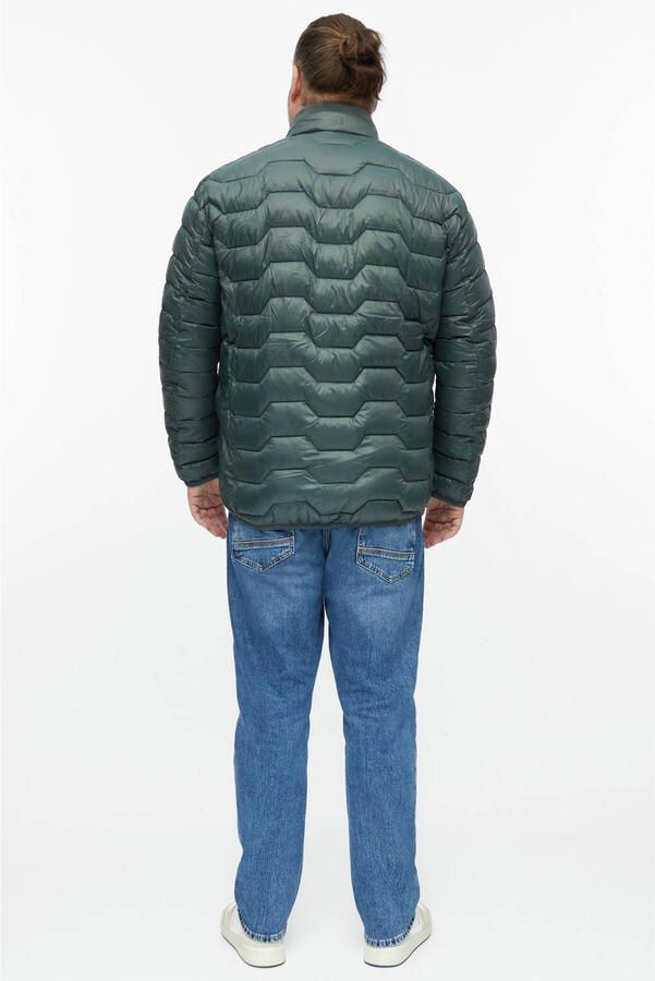 S.Oliver Big Size quilted gewatteerde winterjas grijs - Foto 2