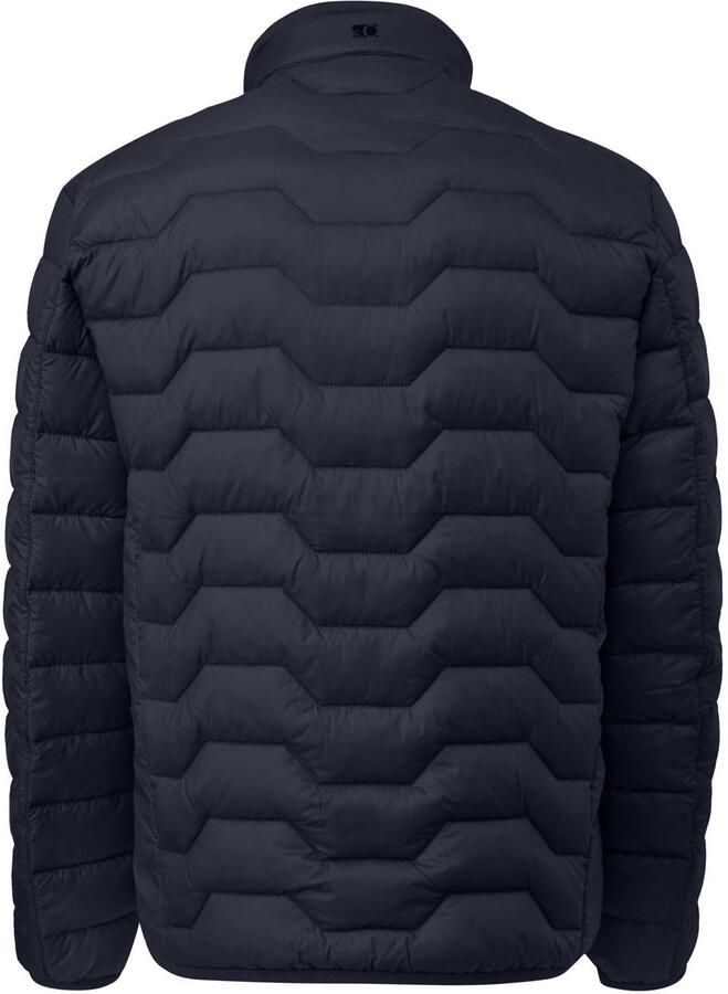 S.Oliver Big Size quilted winterjas blauw zwart - Foto 2