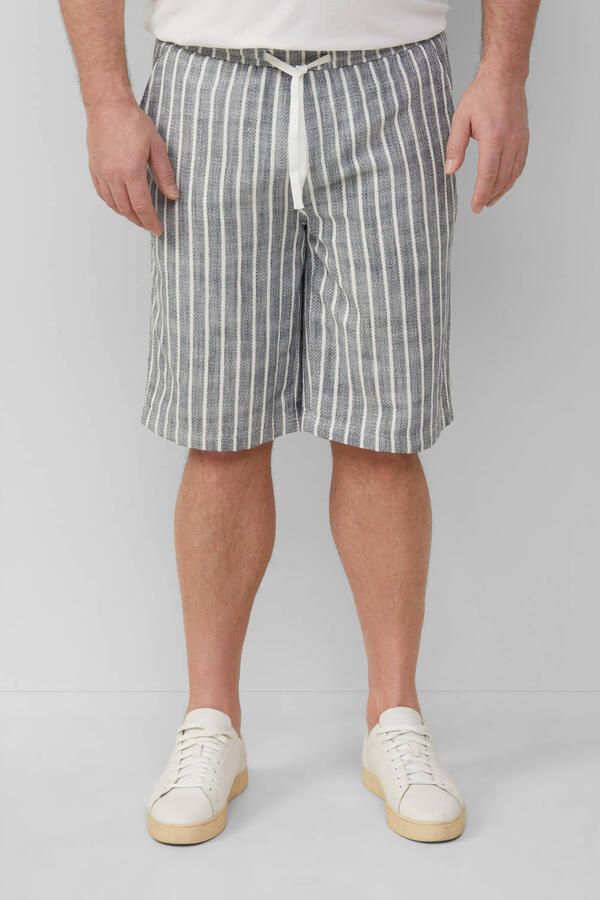 S.Oliver Big Size regular bermuda short grijs