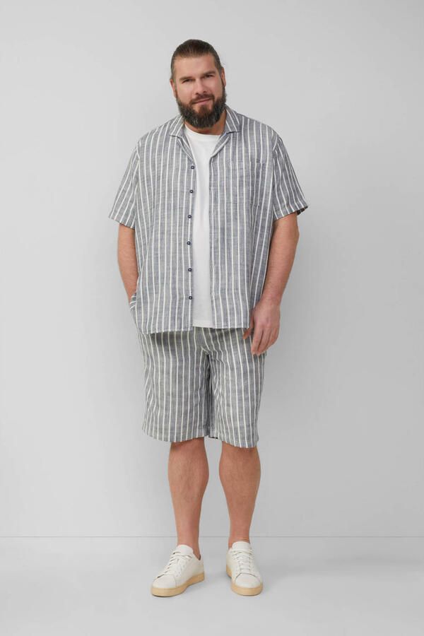 S.Oliver Big Size regular bermuda short grijs - Foto 2