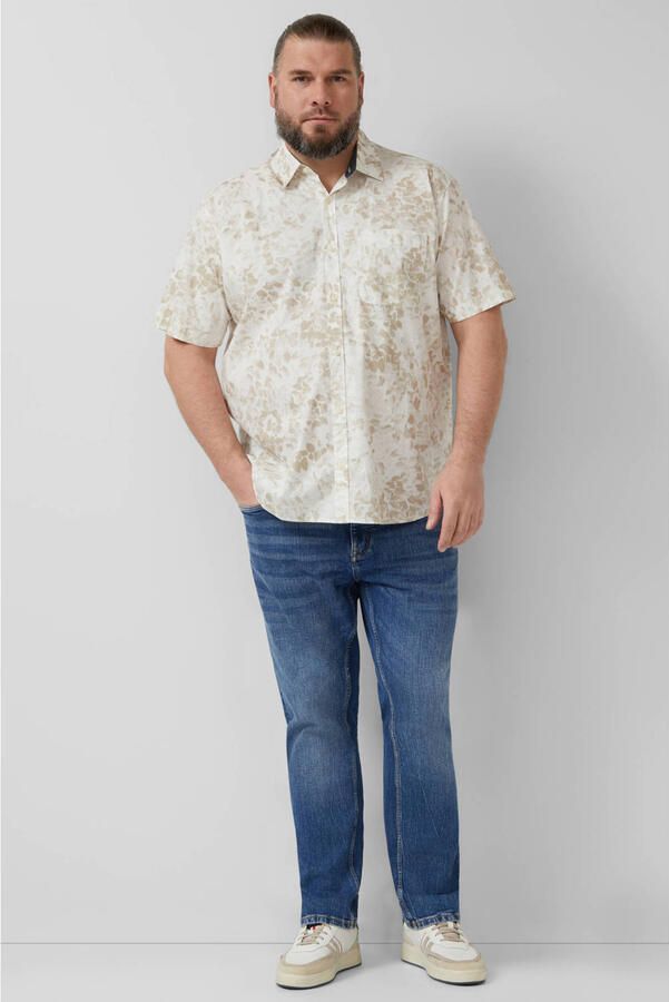 S.Oliver Big Size regular casual overhemd beige - Foto 2