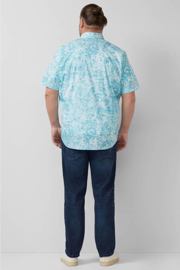 S.Oliver Big Size regular casual overhemd turquoise - Foto 2