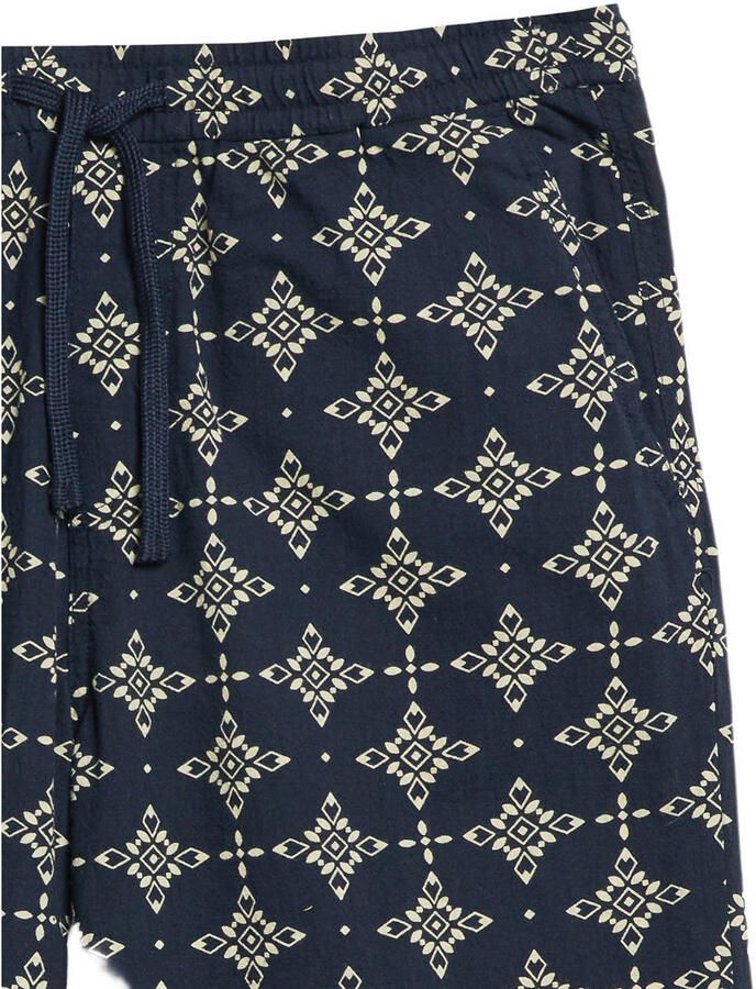 S.Oliver Big Size regular fit casual short met print donkerblauw - Foto 2
