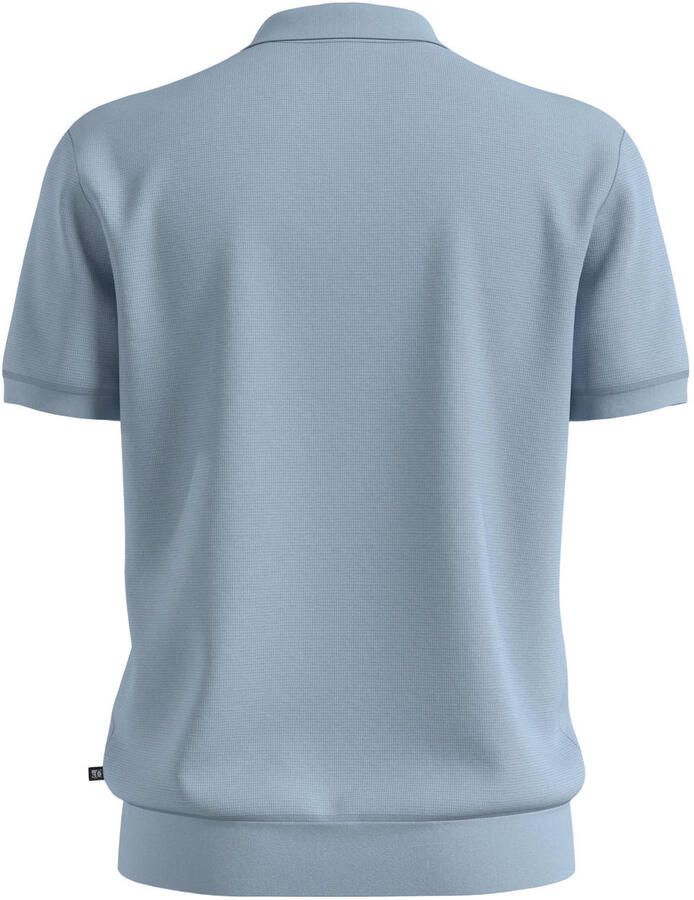 S.Oliver Big Size regular fit polo lichtblauw