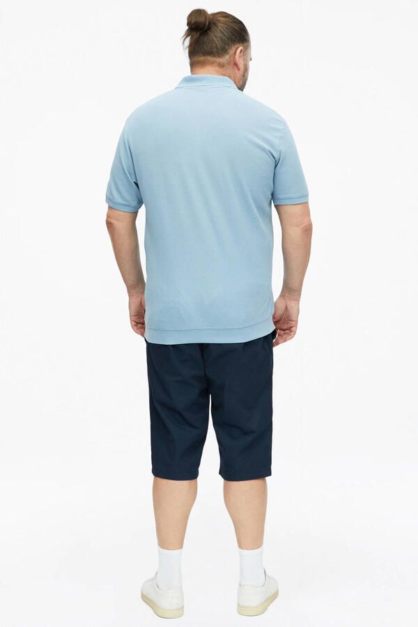 S.Oliver Big Size regular fit polo lichtblauw - Foto 3