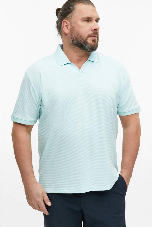 S.Oliver Big Size regular fit polo turkoois - Foto 3