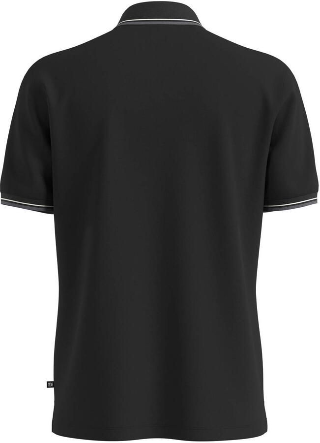 S.Oliver Big Size regular fit polo zwart - Foto 2
