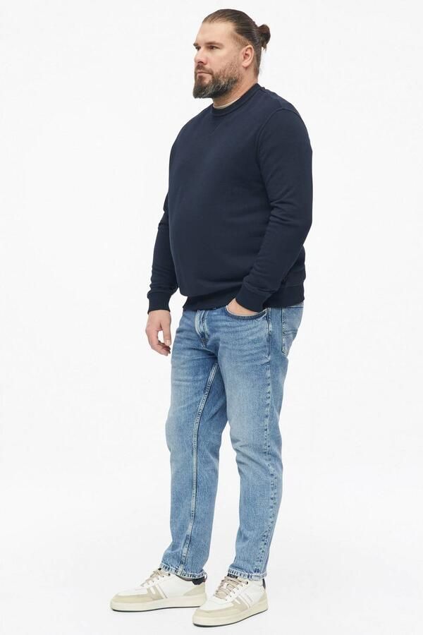 S.Oliver Big Size regular fit sweater blauwzwart - Foto 2